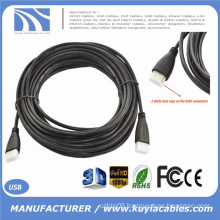 10M 30FT Gold Plated Connection Slim HDMI Cable V1.4 HD 1080P for LCD DVD HDTV ( Dust caps and PP package )